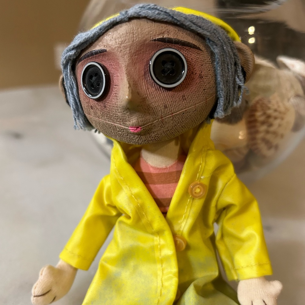 coraline doll with removable jacket